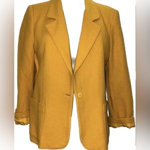 Russ Petites Yellow/Gold Blazer